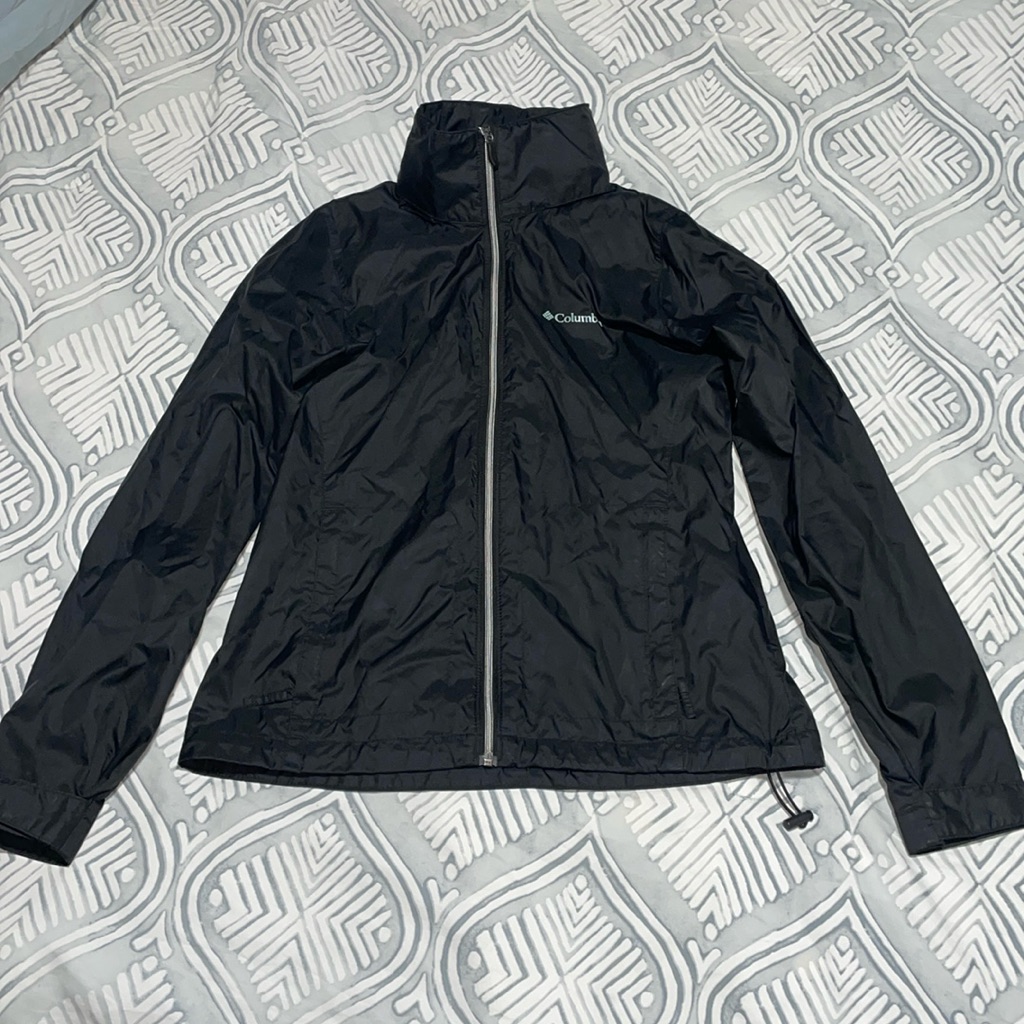 Columbia Women’s Black Lightweight Hooded Jacket | Size Small